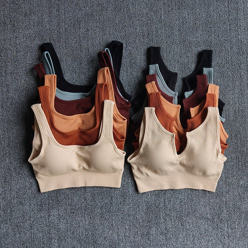 Seamless Sport Bra Women Lingerie Fitness Yoga Running Vest Underwear