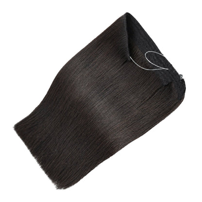 Natural Black (1B) Halo Hair Extensions (100g-120g)