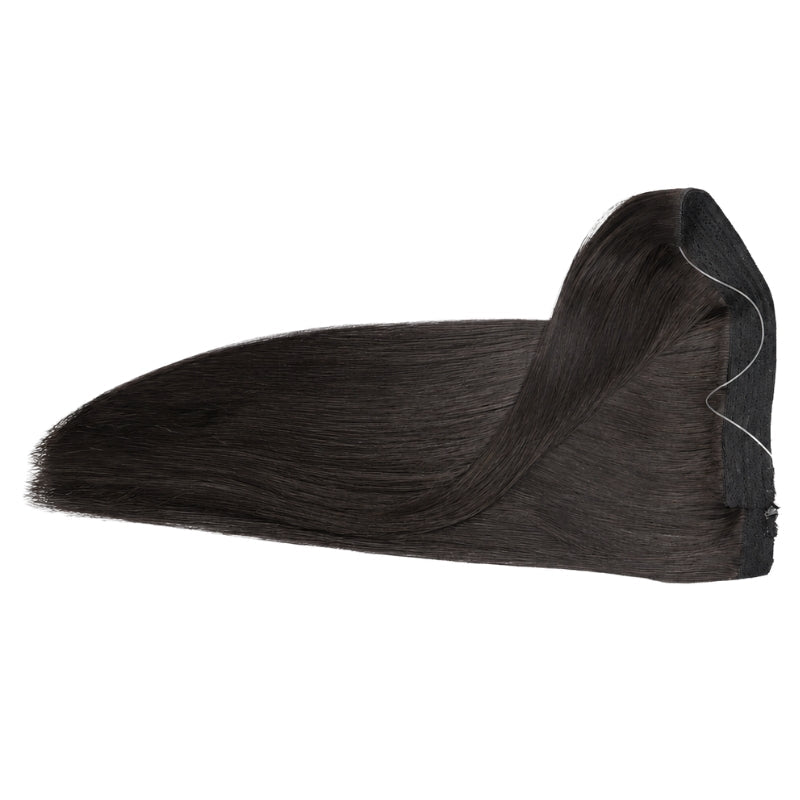 Natural Black (1B) Halo Hair Extensions (100g-120g)