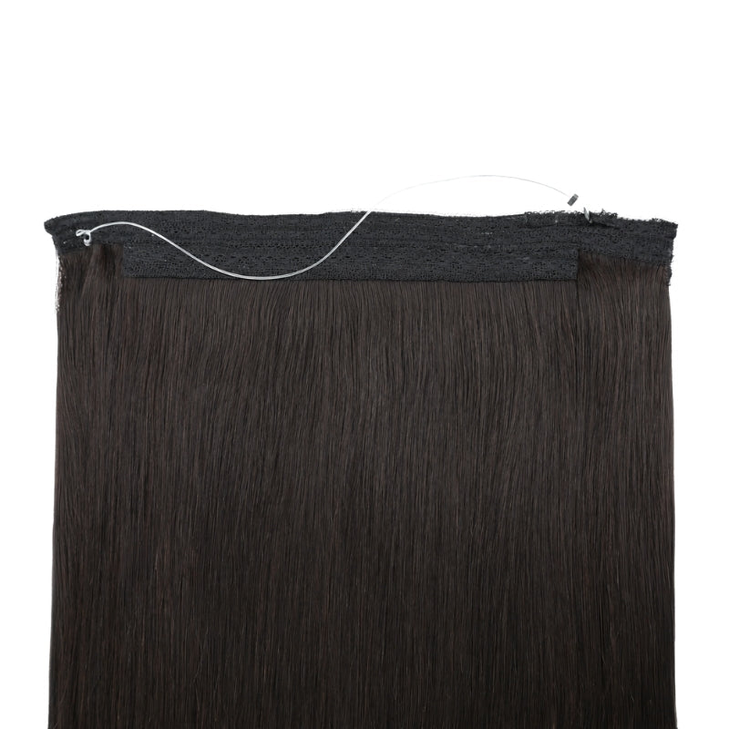 Natural Black (1B) Halo Hair Extensions (100g-120g)