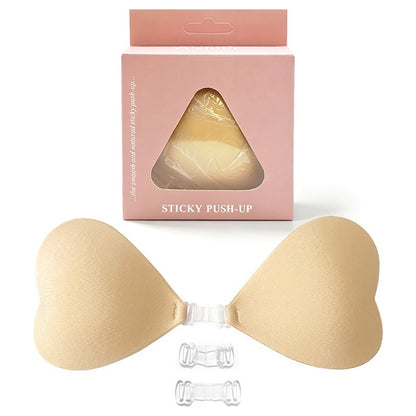 sticky push up bra